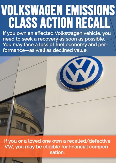 Volkswagen Emissions Class Action Recall Lawsuit Attorneys| News & Updates