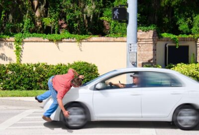 Pedestrian hit