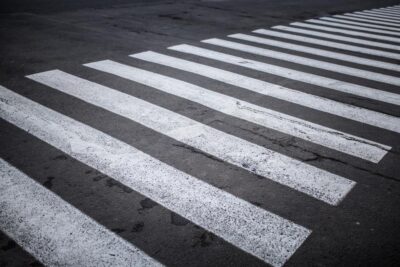 Who is at fault in a crosswalk accident in georgia