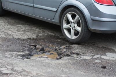 Slip and fall accident lawyer potholes in parking lots