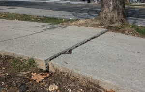 Sandy springs ga slip and fall accident lawyer cracked or defective or broken sidewalks