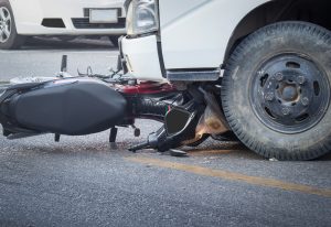 Motorcycle rider speeding