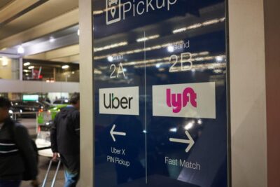 Uber lyft sign