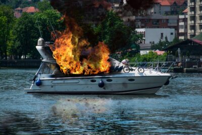 Boat explodes on lake lanier while refueling