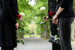 People holding roses