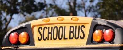 School bus headsign