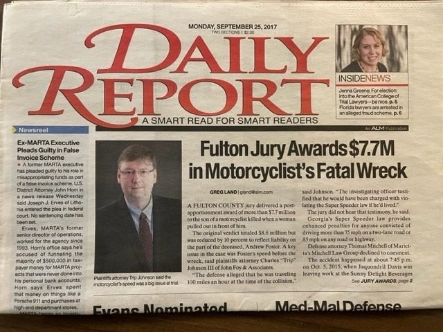 Fulton Jury Awards $7.7M