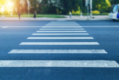 Close up on pedestrian crosswalk scaled