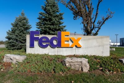 FedEx sign outside